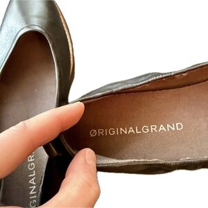 Cole Haan Women’s Black Leather Platform Casual Shoes